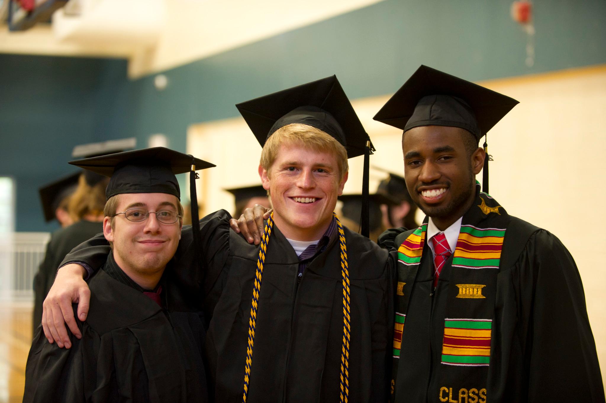 The Class of 2013 celebrates Berea's one hundred and forty-first commencement. Photo taken May 5, 2013.