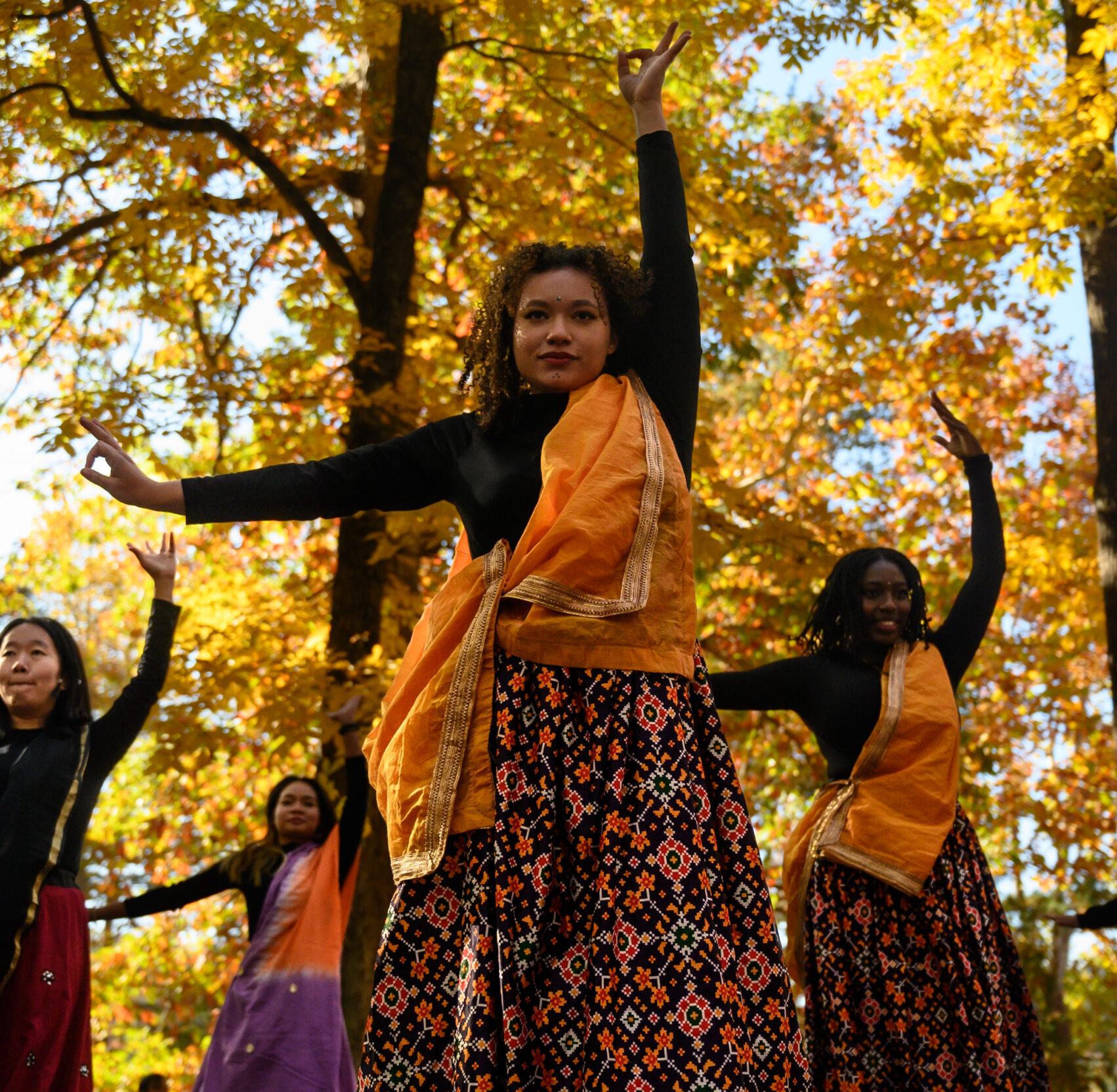 The BMED dance club performing during the College’s annual Mountain Day festivities